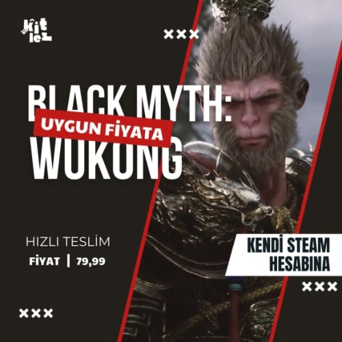  Black Myth: Wukong  Steam Hesap  En Hızlı ve En Güvenli