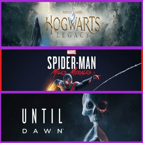  Hogwarts Legacy + Miles Morales + Until Dawn