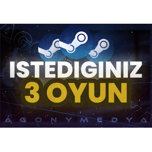  İstediğiniz 3 Steam Oyunu Garanti + Destek