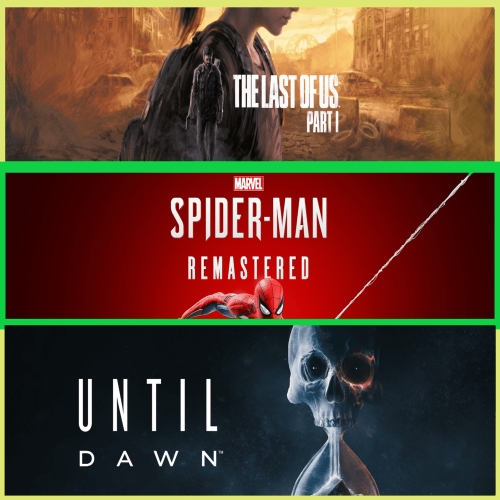  The Last of Us Part I + Spider R. + Until Dawn