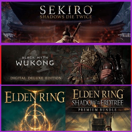  Sekiro + Black Myth Wukong + Elden R.