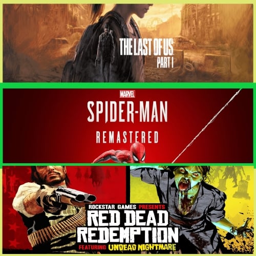  The Last of Us Part I + Spider R. + Red Dead