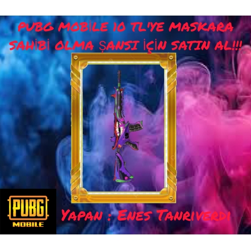  Pubg 5 TL\ye MASKARA çıkma ihtimalli random hesap stok bitmeden al !!!