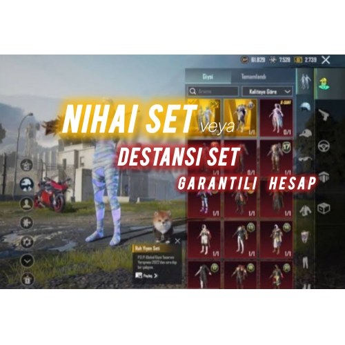  NİHAİ SET VEYA DESTANSI SET GARANTİLİ RANDOM HESAP -NADİR STOK