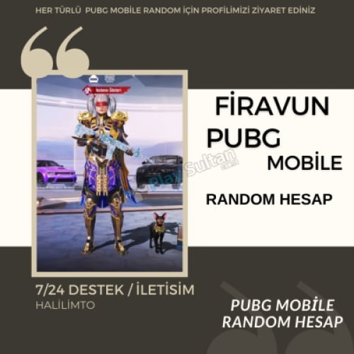  PUBG MOBİLE RANDOM HESAP