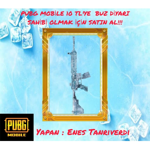  Pubg 10 TL\ye BUZ DİYARI çıkma ihtimalli random hesap stok bitmeden al !!!