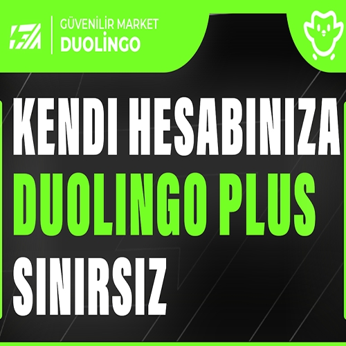  Kendi Hesabınıza  Sınırsız Duolingo Plus