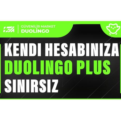  Kendi Hesabınıza  Sınırsız Duolingo Plus