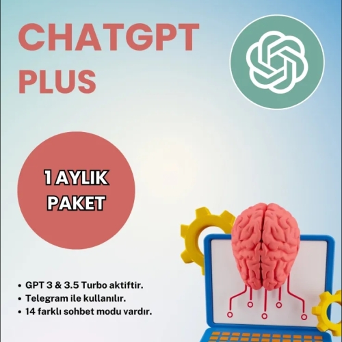  ChatGPT TelegraGPT Plus  1 Aylık