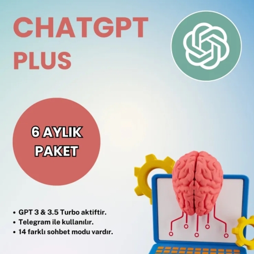  ChatGPT TelegraGPT Plus  6 Aylık