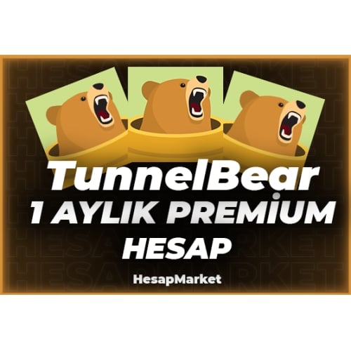  ⭐ TunnelBear VPN Aylık - PC ⭐