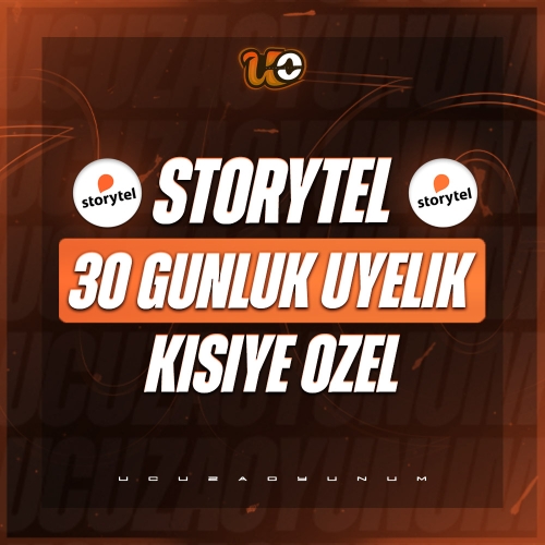  Kişiye Özel 30 Günlük Storytel Üyeliği - 30 Gün