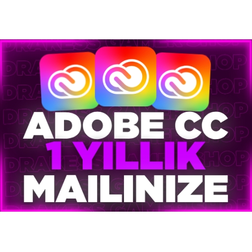  KENDİ MAİLİNİZE 1 YILLIK ADOBE CC + GARANTİ