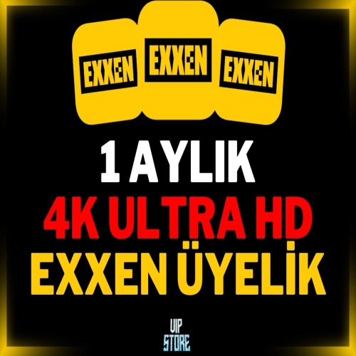  4K ULTRA HD Exxen 1 Aylık