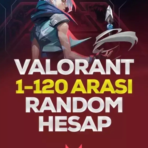  Valorant 1-120 Skinli random TR Hesap