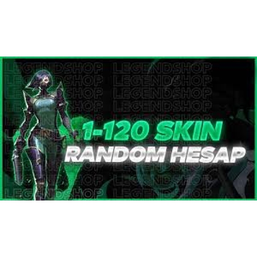  Valorant 1-120 skinli Random Hesap