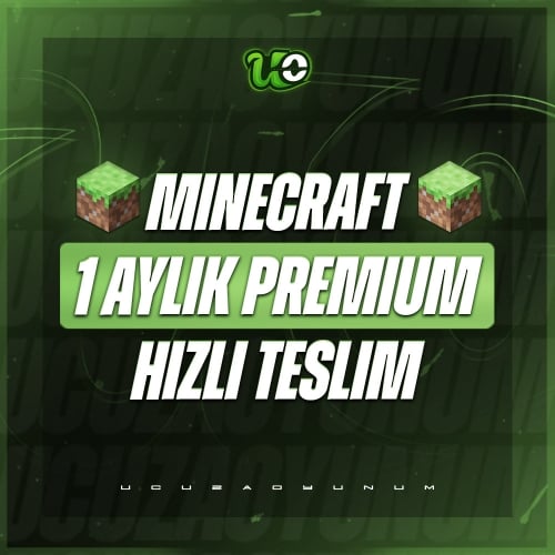  1 Aylık Minecraft Premium + Garanti