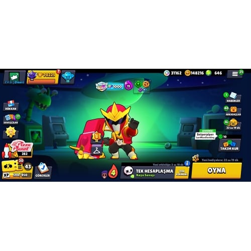  Brawl stars full hesap