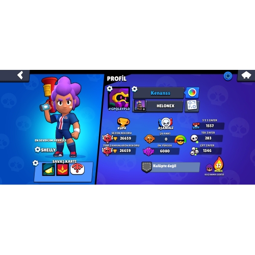  Brawl Stars Hesabı 26K