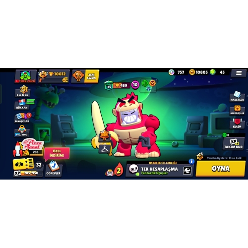  Brawl stars 10012 kupa hesap