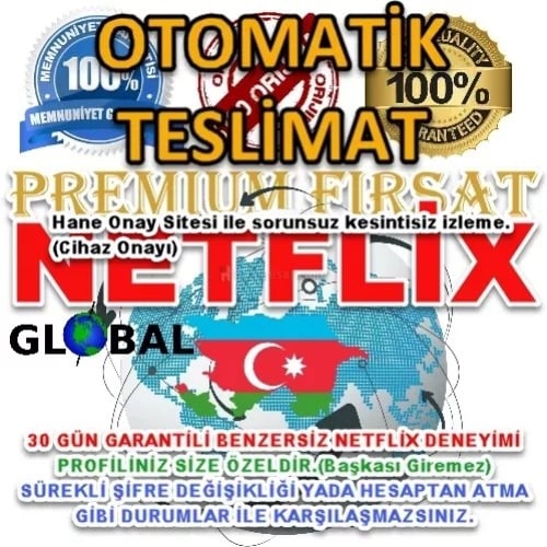  ⭐NETFLİX⭐ GLOBAL ⭐4K UHD 1 AYLIK GARANTİLİ HESAP - 30 Gün