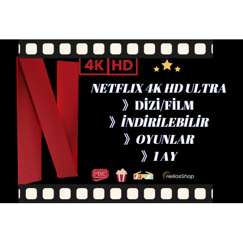  NETFLIX 4K ULTRA HD 1 AY SORUNSUZ