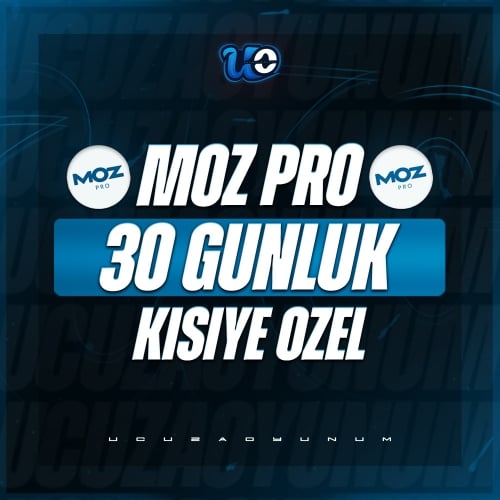  Kişiye Özel 30 Günlük Moz Pro Üyeliği - 30 Gün