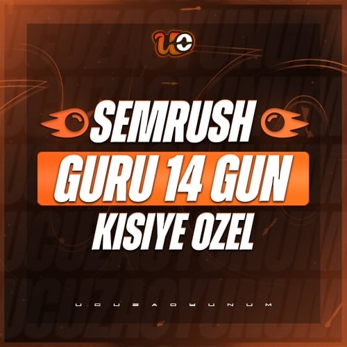  Kişiye Özel Semrush Guru - 14 Gün