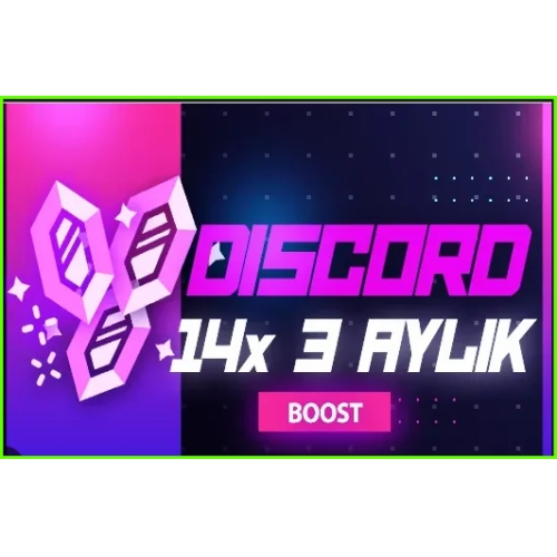  BOTSUZ OTO TES DİSCORD 3 AYLIK 14X BOOST 724