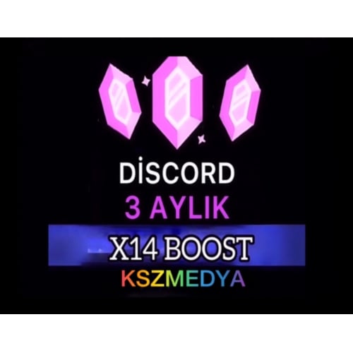  ANINDA TESLİM 3 AYLIK 14X BOOST