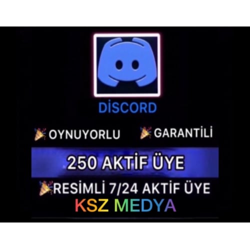  GARANTİLİ Discord 250 724 Aktif Üye