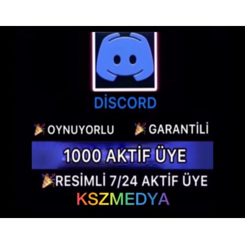  GARANTİLİ Discord 1000 724 Aktif Üye