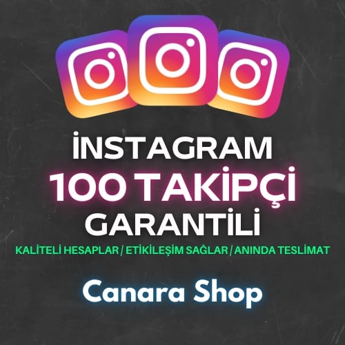  ⭐INSTAGRAM 100 GERÇEK TAKİPÇİ - Garantili - En İyisi