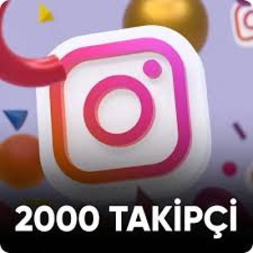  2000 Adet Instagram TÜRK Takipçi Paketi