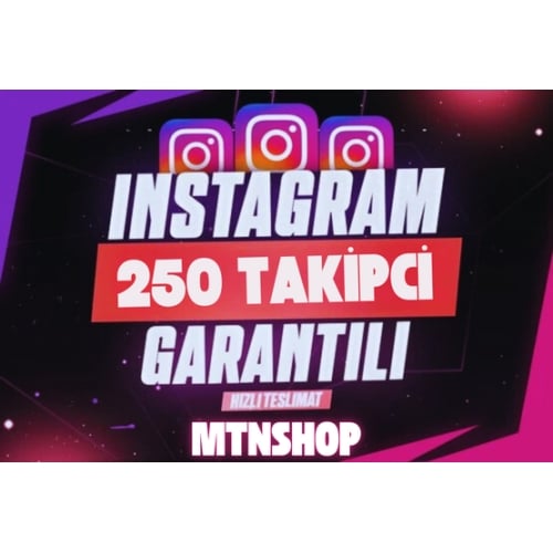  İNSTAGRAM 250 TAKİPÇİ !!