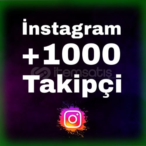  1000 Adet Instagram Takipçi Paketi