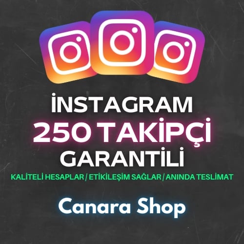  ⭐INSTAGRAM 250 GERÇEK TAKİPÇİ - Garantili - En İyisi