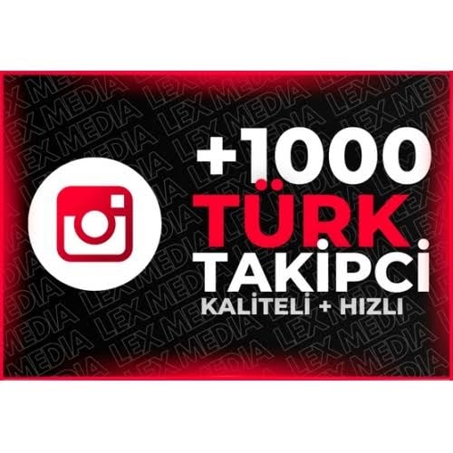  ✓İnstagram Kaliteli 1000 Türk Takipçi✓