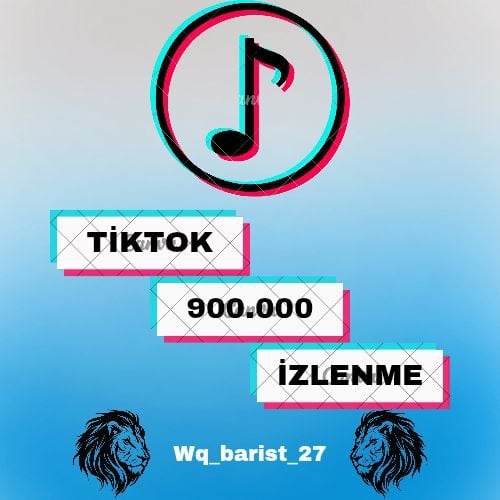  ⚡ 900.000 TikTok İzlenme