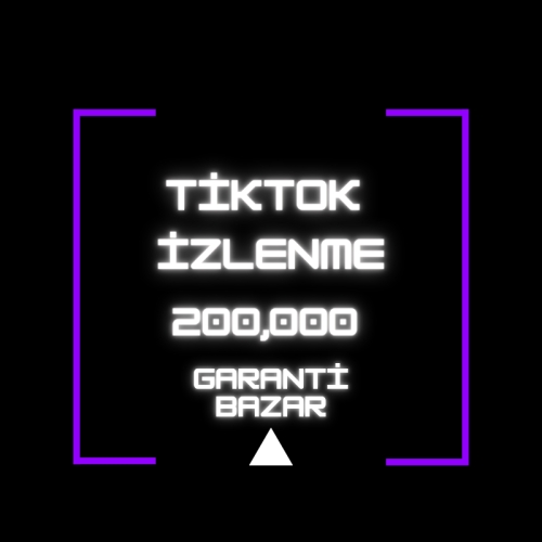  ⚡TİKTOK İZLENME 200,000⚡