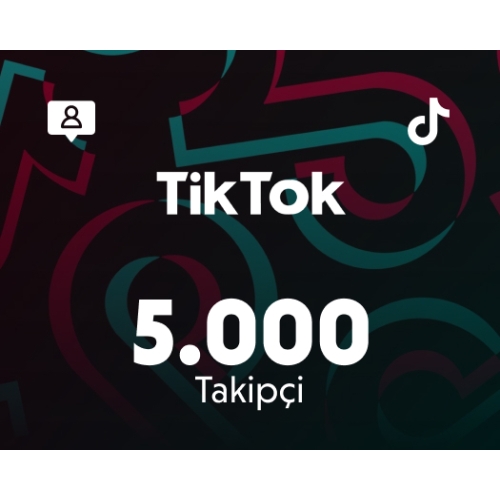  ‭✓ TikTok 5000 Karışık Takipçi HIZLI ‭✓