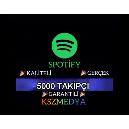  GARANTİLİ Spotify 5000 Takipçi Playist