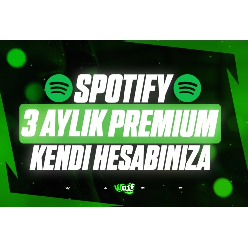  ⭐KENDİ HESABINIZA Spotify 3 Aylık Premium