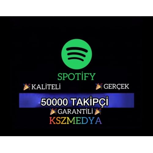  GARANTİLİ Spotify 50000 Takipçi Playist