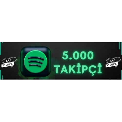  Garanti⭐SPOTİFY 5000 TAKİPÇİ⭐