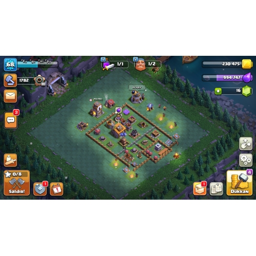  Clans of clans efsanevi hespa+Brawl stars