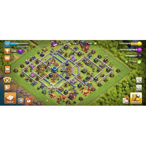  Clash of clans kb 13 hero 51,55,35,25,2