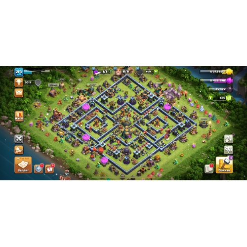  Clash of clans dolu hesap th 14 6 inşaatcı var