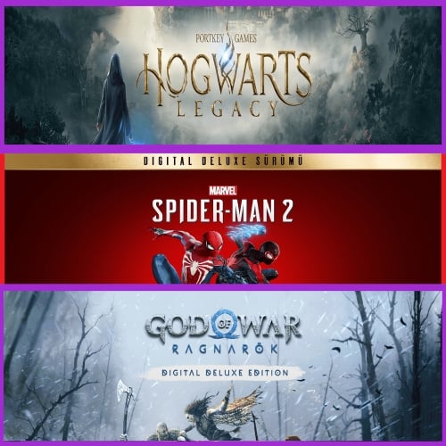  Hogwarts Legacy + Spiderman 2 + Ragnarök