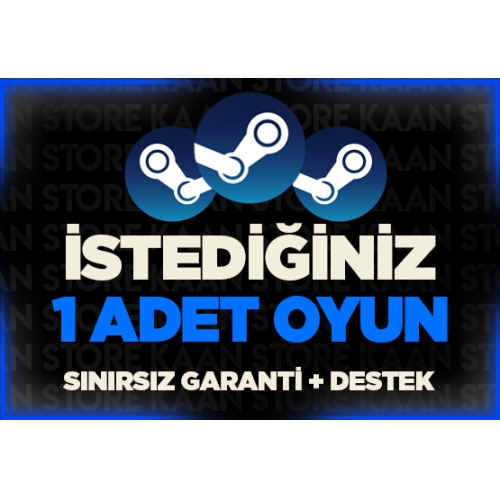  İstediğiniz 1 Oyun + Sınırsız Garanti